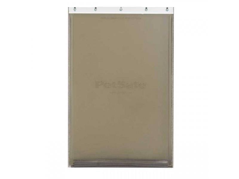 2-Piece Sliding Glass Pet Door, Large, White N31192
