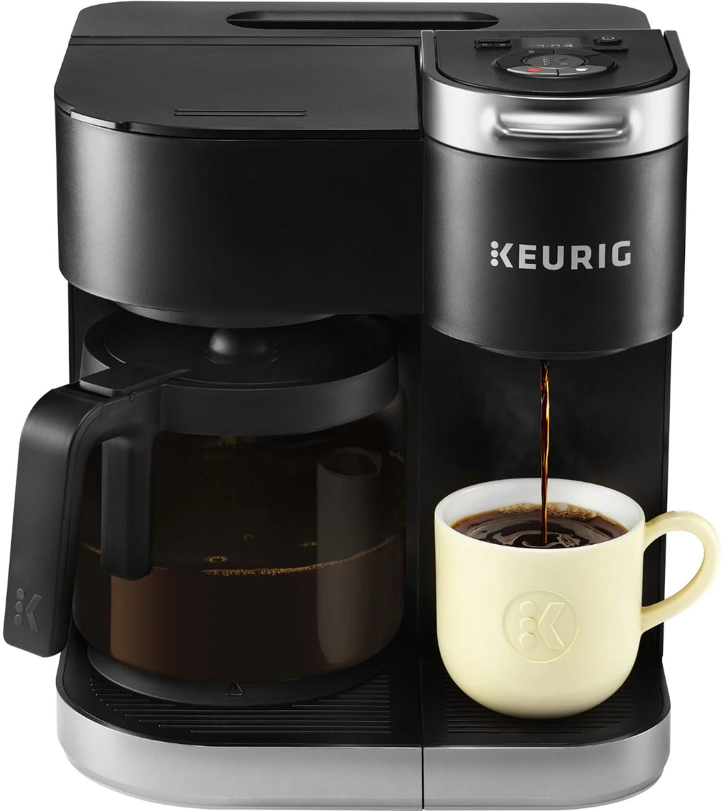 12-Cup Coffee Maker and Single Serve Brewer - Black F4899