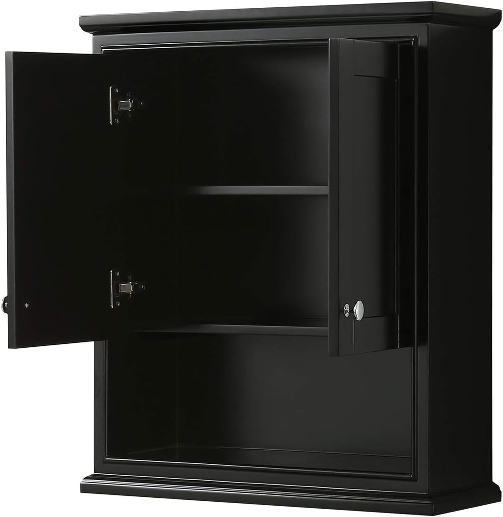 Dark Espresso Wall-Mounted Storage Cabinet M8145