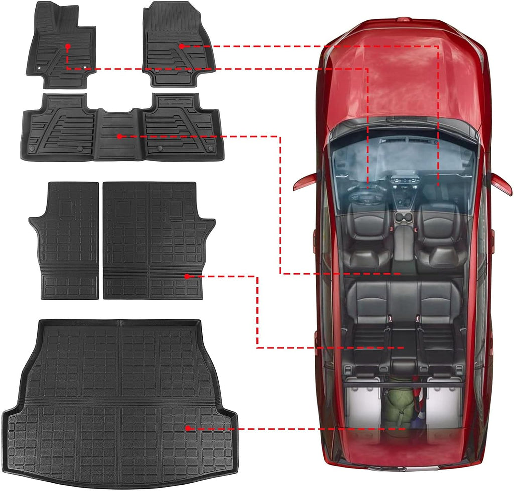 Toyota RAV4 Floor Mats and Rear Cargo Mat J8105