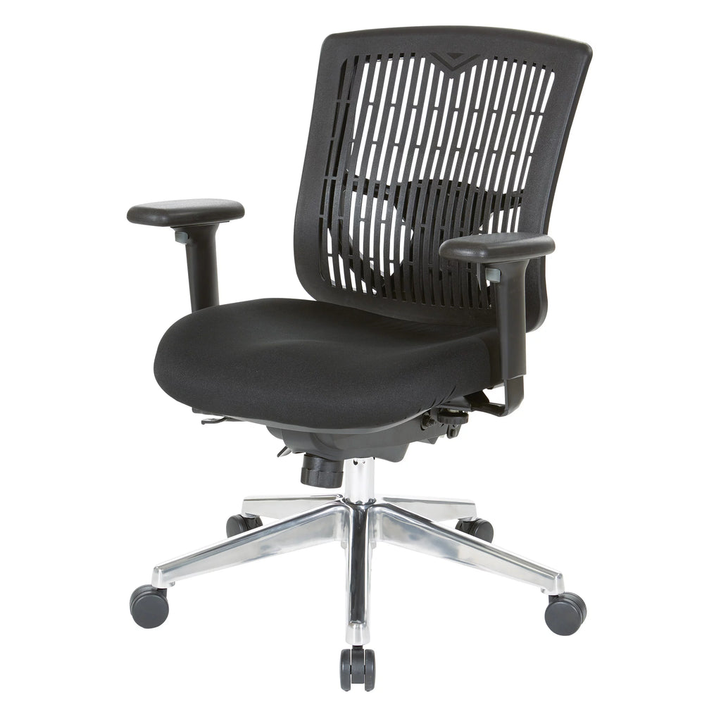 Black Plastic Manager's Chair E762731