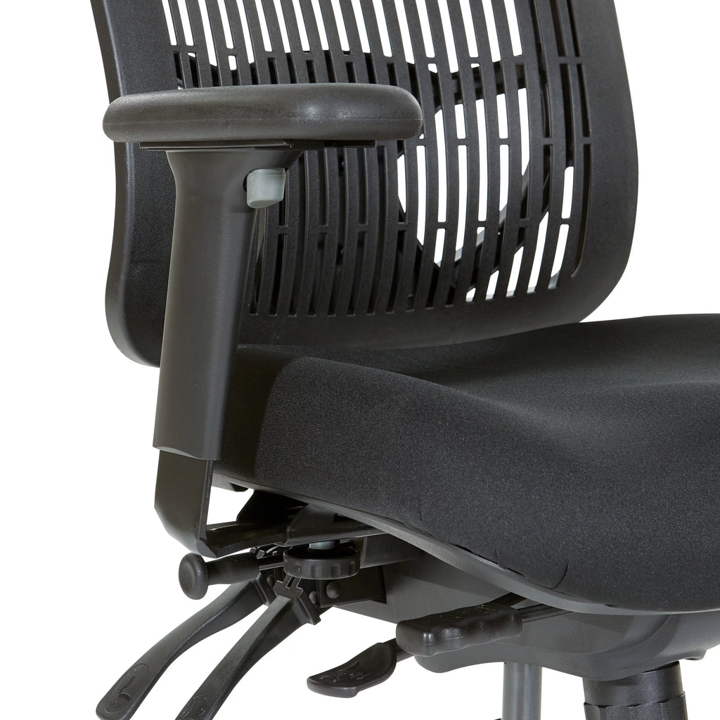Black Plastic Manager's Chair E762731