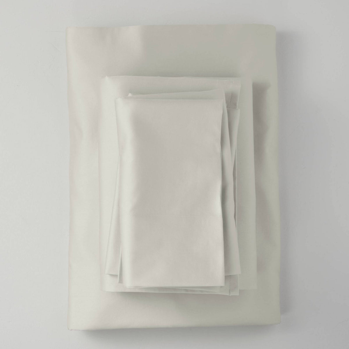 California King 500 Thread Count Washed Supima Sateen Solid Sheet Set Z849