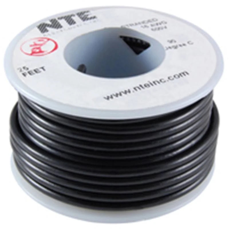 22 Gauge Black Hook Up Wire R794508