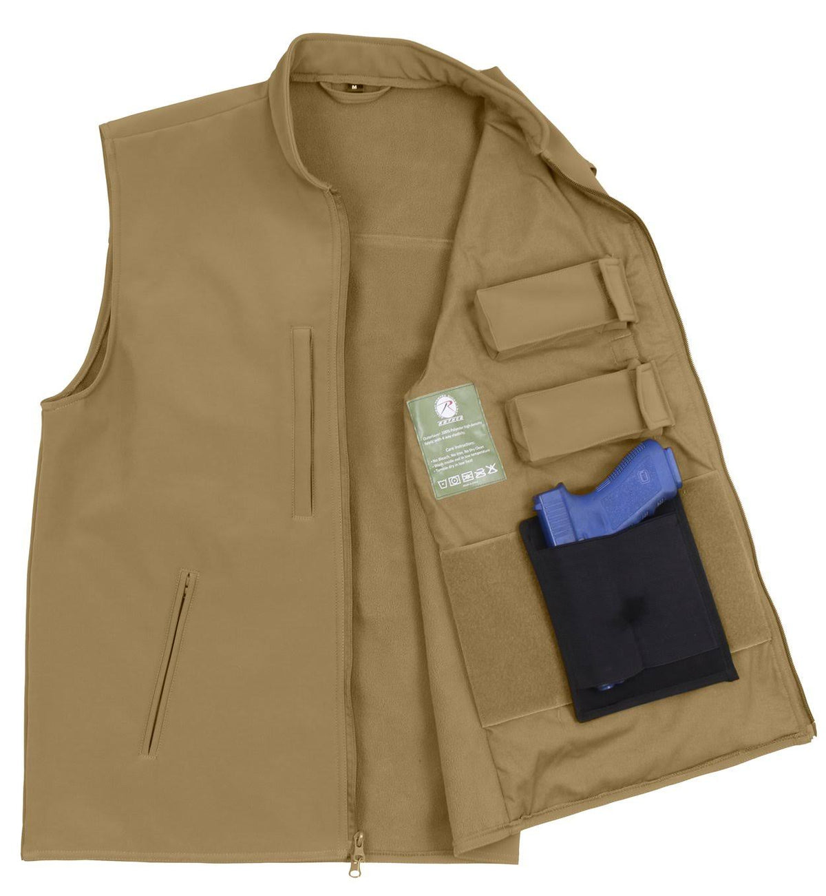 Black 4XL Soft Shell Vest A79417
