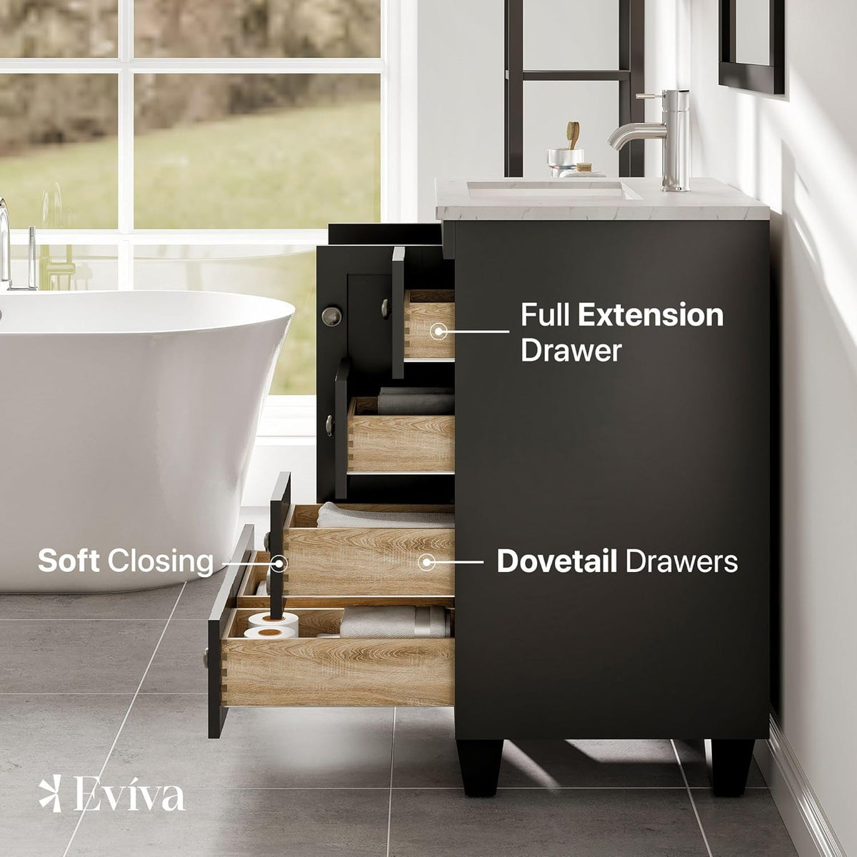 24" x 18" Espresso Bathroom Vanities H487922