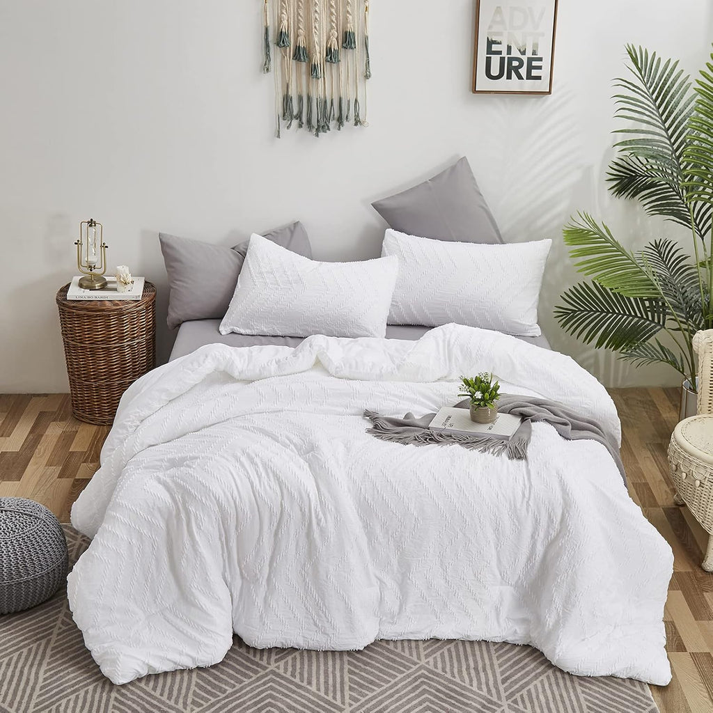 Yellow Floral 3Pcs Queen Comforter Set H735699