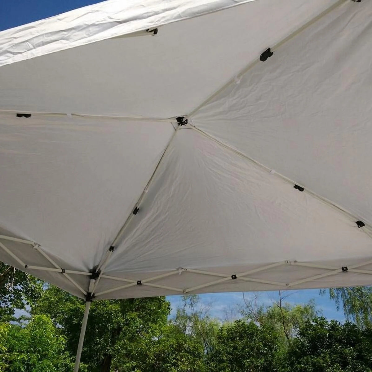 Camping Beach Gazebo Party Folding Sunshade Pop up Canopy Tent 8x8 Ft Top 6x6 Ft Blue D144792