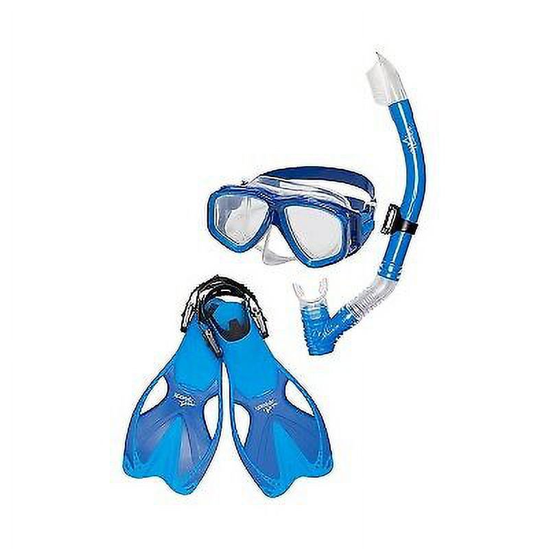 Junior Snorkel Set Blue/Clear S/M A70441