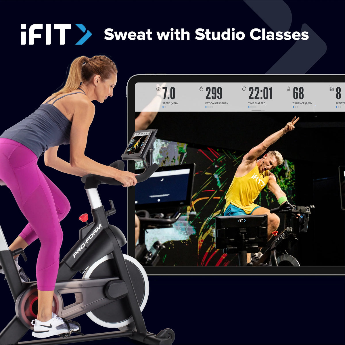 Exercise Bike with Dumbbell Set S5147