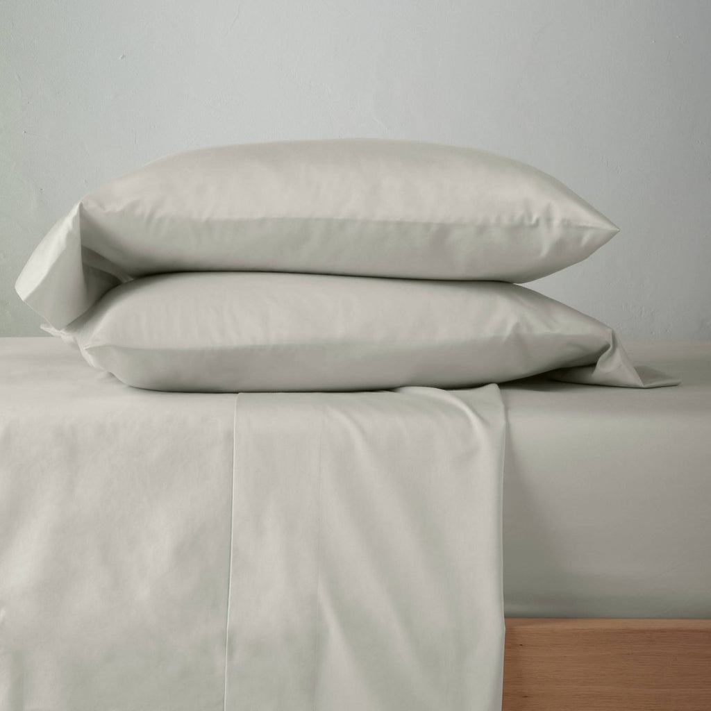 California King 500 Thread Count Washed Supima Sateen Solid Sheet Set Z849