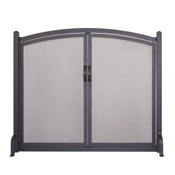 Arched Fireplace Screen with Doors E288149