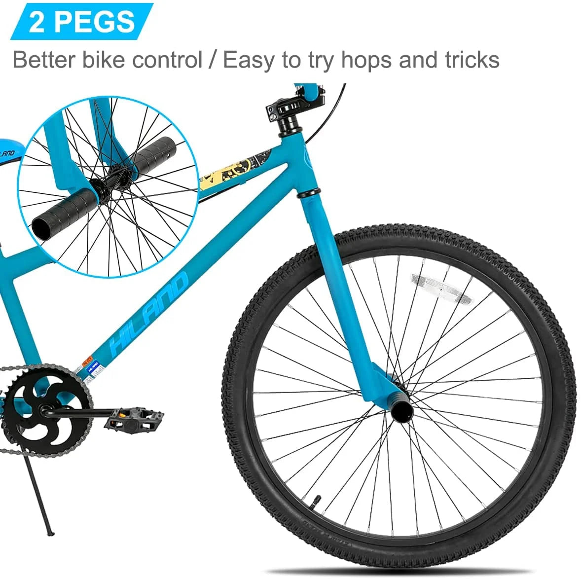 24 & 26 inch BMX Bike with 2 Pegs U72428