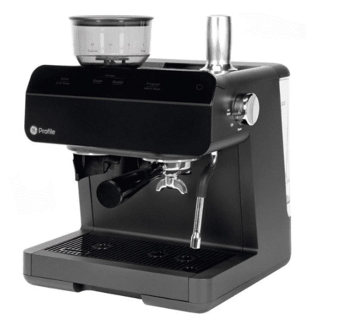 Semi-Automatic Espresso Machine with Milk Frother, Black D9601