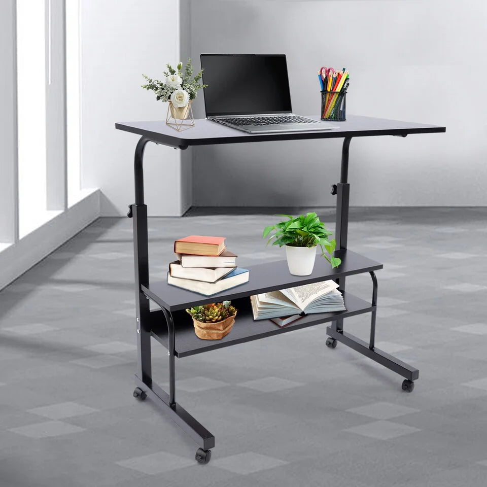 Computer Desk with 4 Rolling Wheels L192497