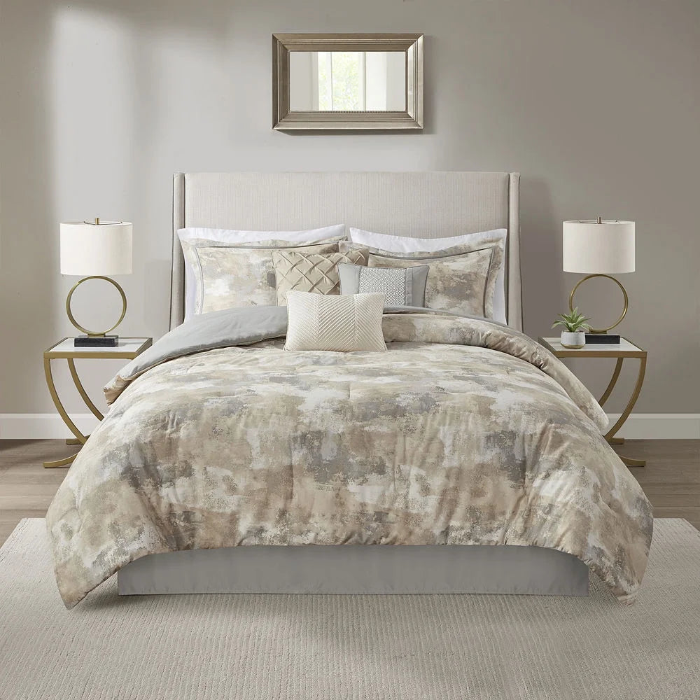 7 Piece Comforter Set P623