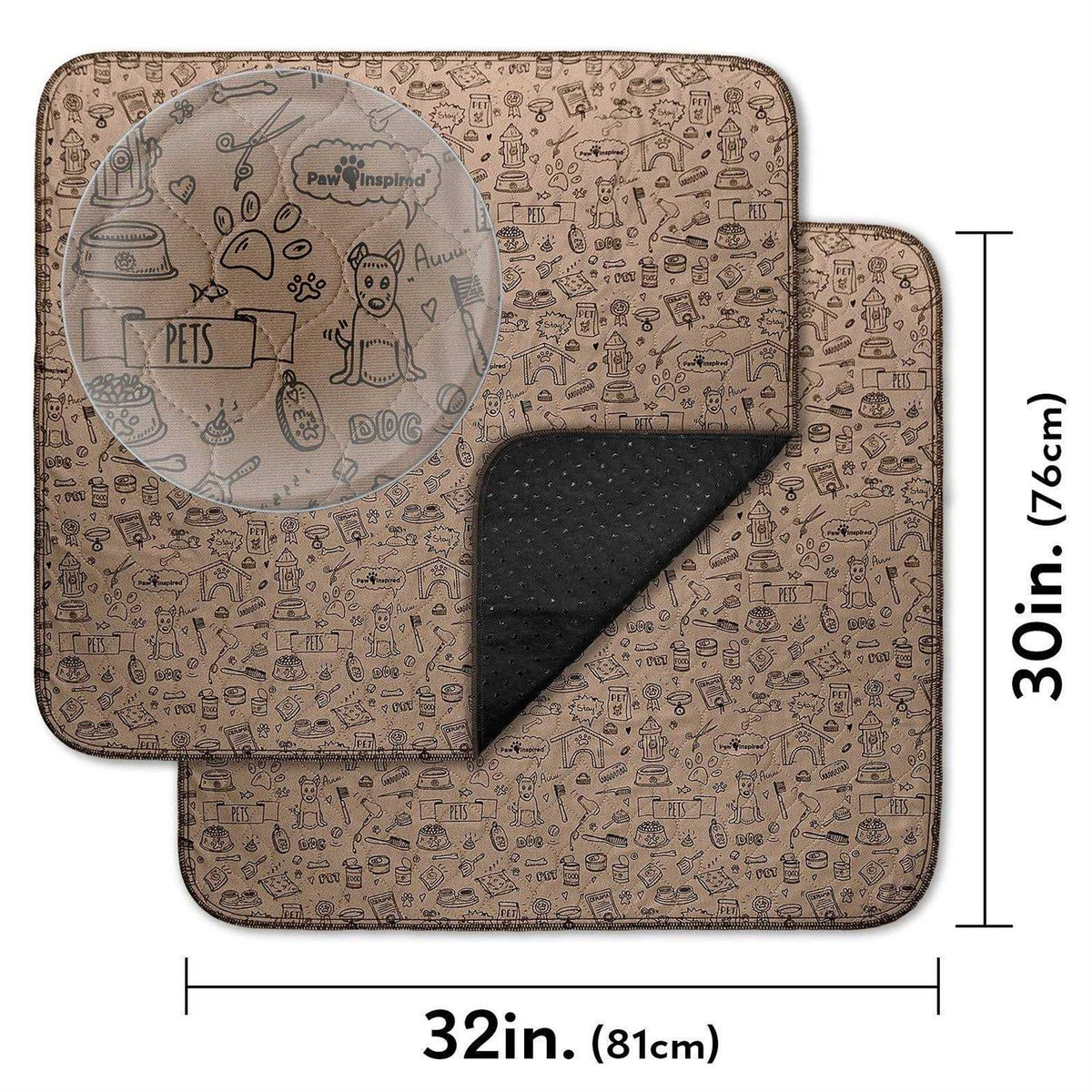 Washable Reusable Pee Pads for Dogs I32760