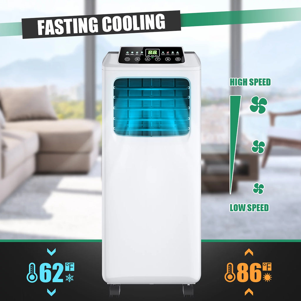 5500 BTU Portable Air Conditioner & Dehumidifier with Window Kit L887