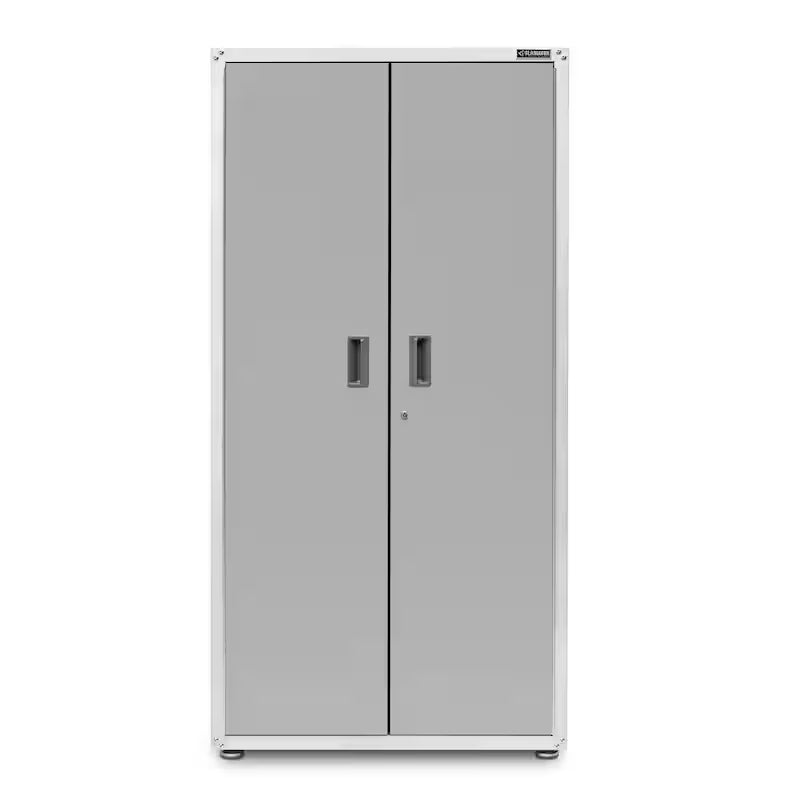 Steel Freestanding Garage Cabinet in Gray Slate O60006