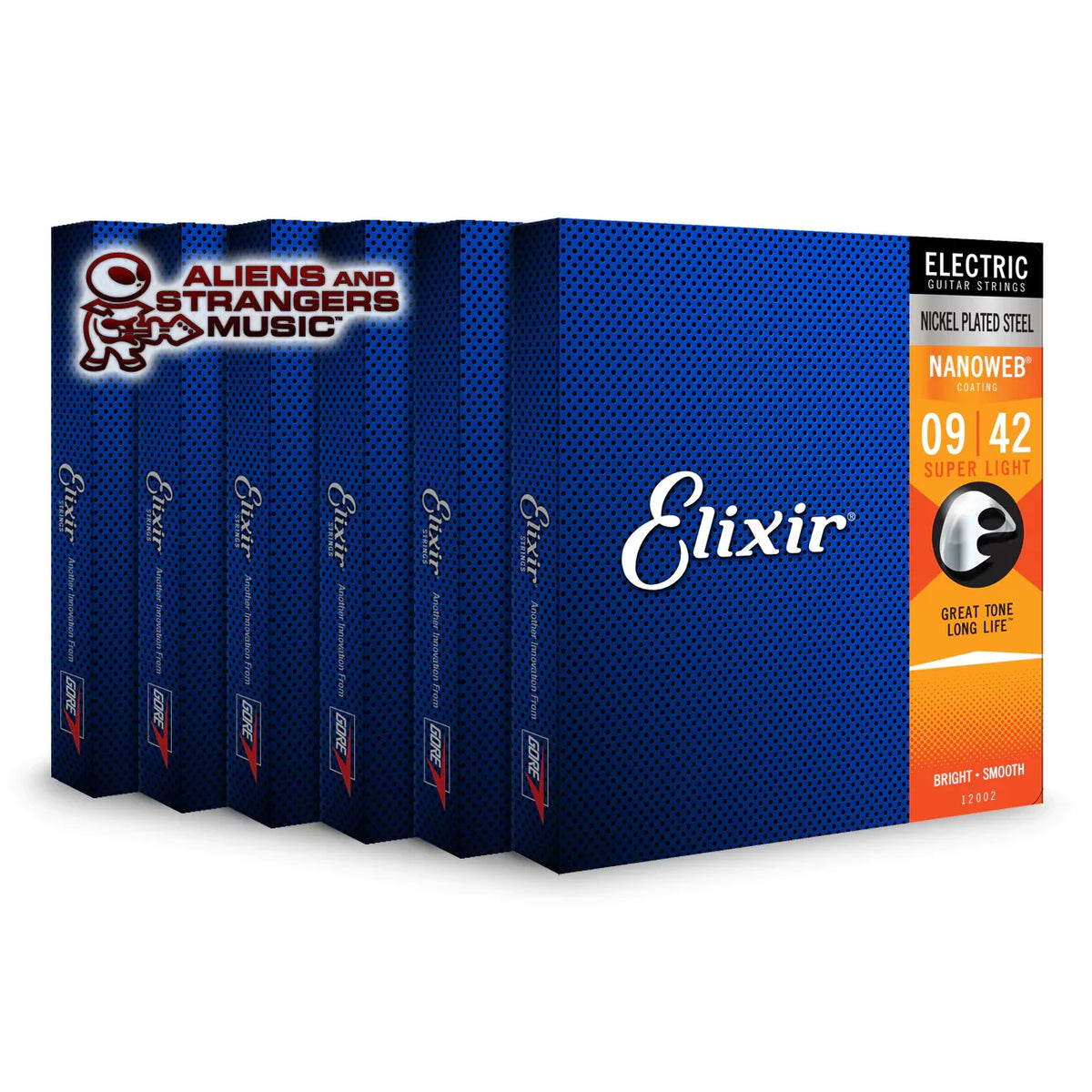 Nickel Electric Guitar Strings .009-.042 V529616