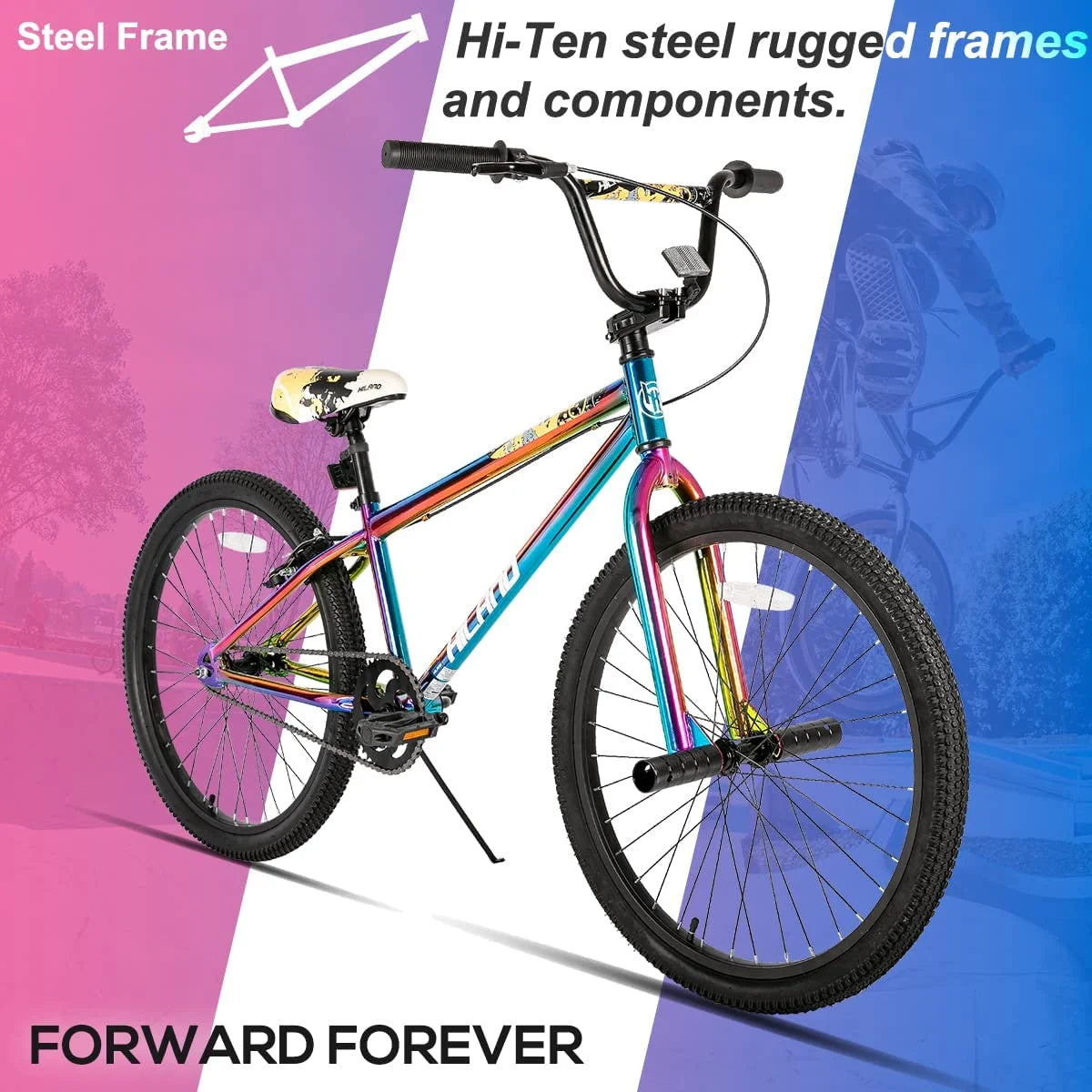 24 & 26 inch BMX Bike with 2 Pegs U72428