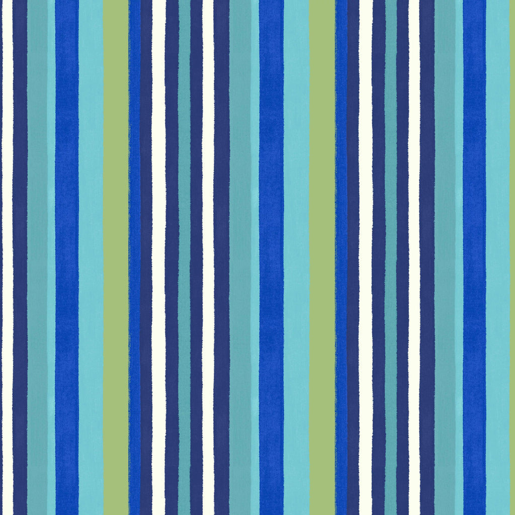 Turquoise Stripe 2-Piece Deep Seat Cushion K399