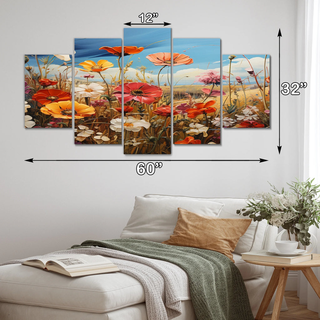 Floral Metal Wall Décor Set N71807