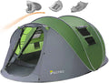 Easy Pop Up Tent 6 Person Double Layer Waterproof Instant Camping Tent J839110