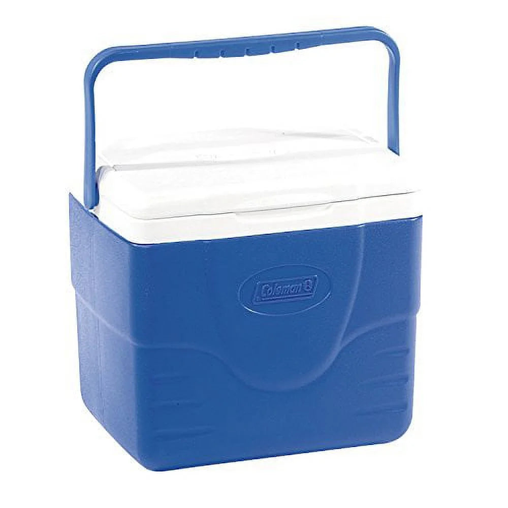 9 Quart Blue White Cooler U329