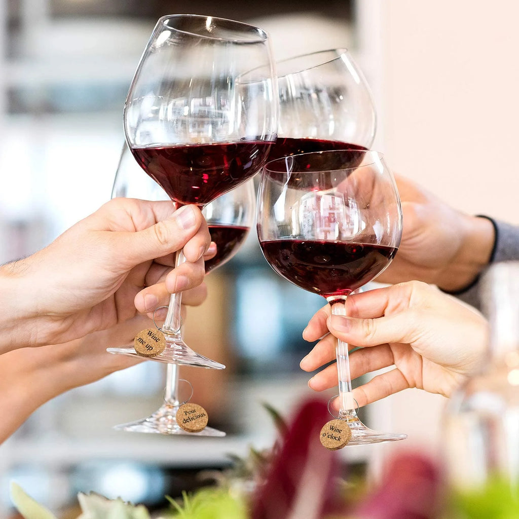 12 Pieces Wine Glass Charms Drink Markers H47236