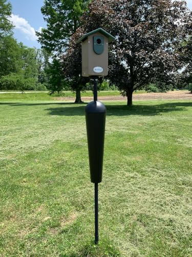 Bird Feeder Mounting Pole with Baffle A829