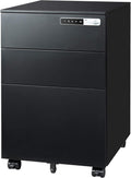 White 3-Drawer Mobile File Cabinet V29915