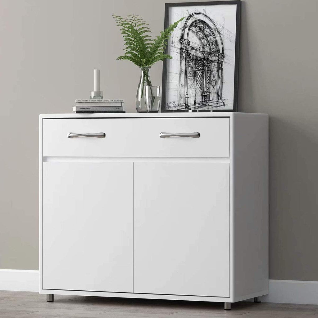 Grey 3 Doors and 3 Drawers Buffet Cabinet U561400