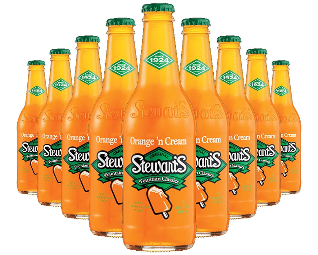 Orange & Cream Soda, 12 fl oz (12 Glass Bottles) W52439