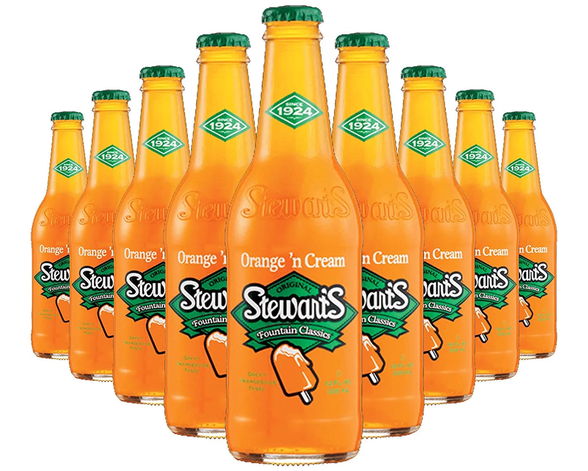 Orange & Cream Soda, 12 fl oz (12 Glass Bottles) W52439