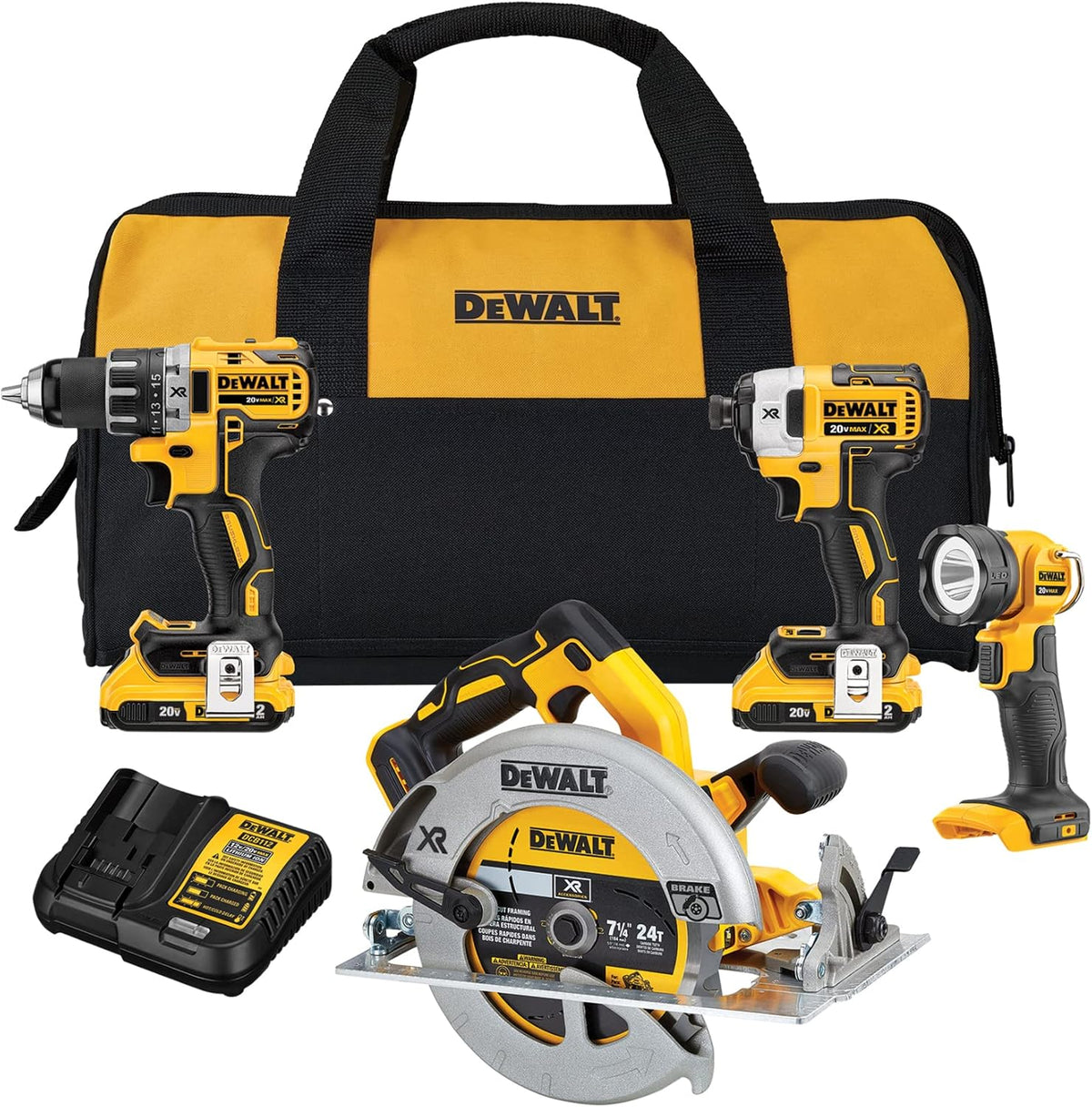Brushless Combo Kit, Compact 4-Tool W9381