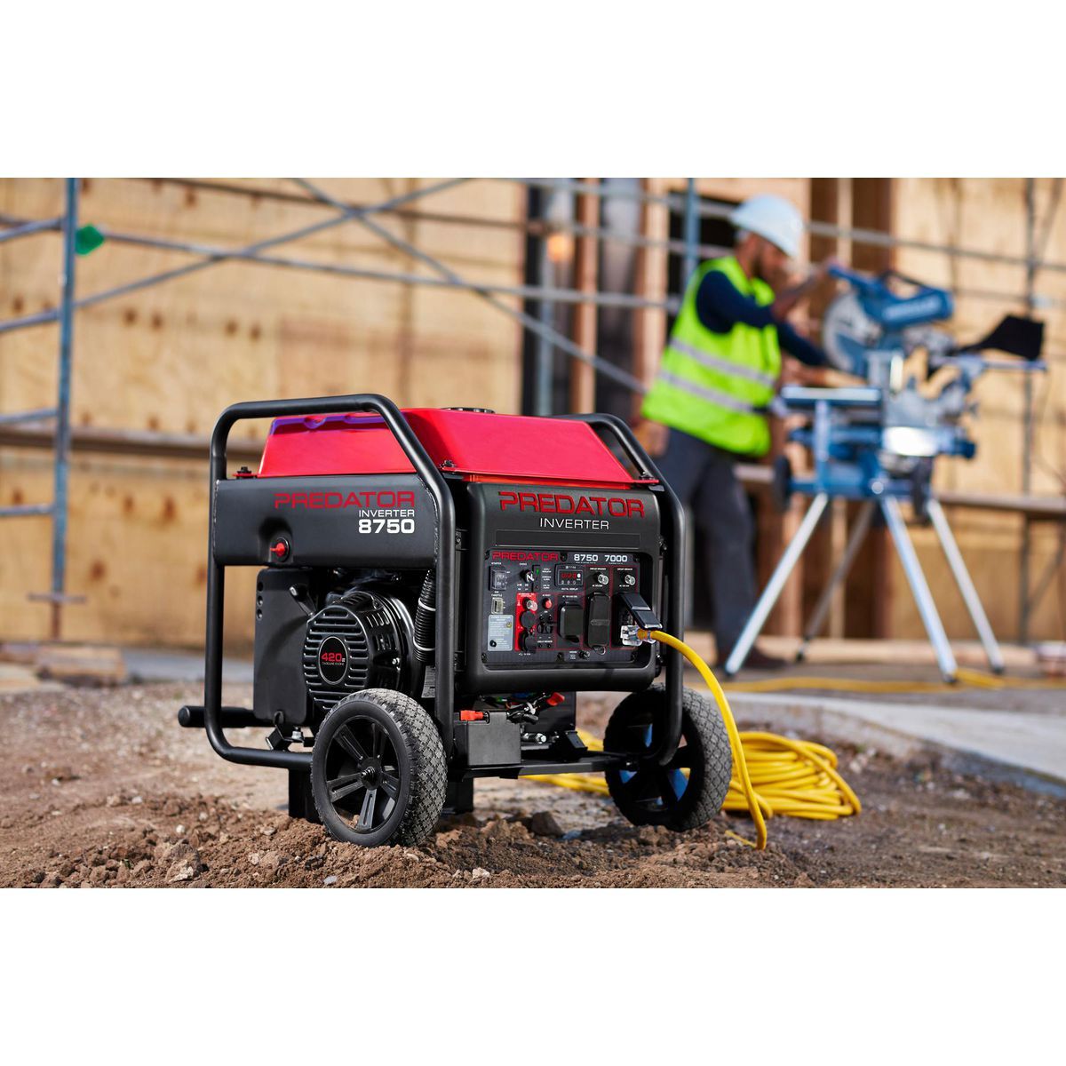 8750 Watt Open-Frame Inverter Generator Y606
