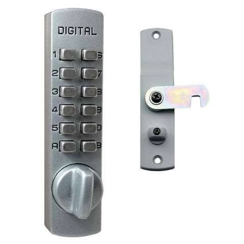 Mechanical Keyless Cabinet Surface Mount Cam Lock - Bright Brass F601524