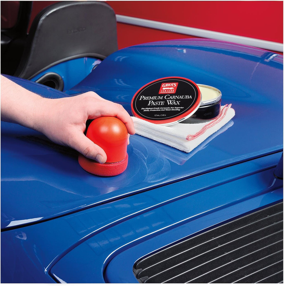 Premium Carnauba Paste Wax 12oz Pack of 2 F168831