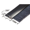 Stapled Set Strip Brush, PVC, Length 72 in T128
