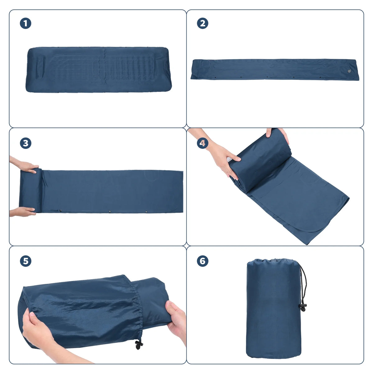 Inflatable Sleeping Pad 4 Inch Air Mattress Y272