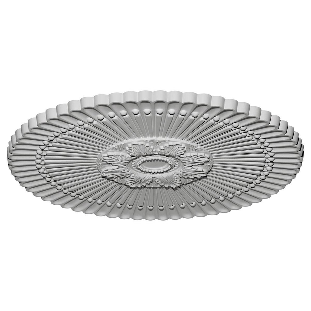 30x22OD x 1 1/4x22P Rubbed Bronze Ceiling Medallion U20239