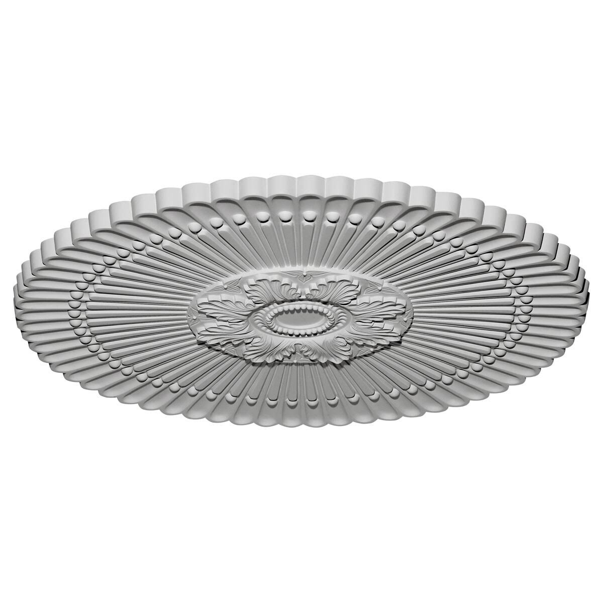 30x22OD x 1 1/4x22P Rubbed Bronze Ceiling Medallion U20239