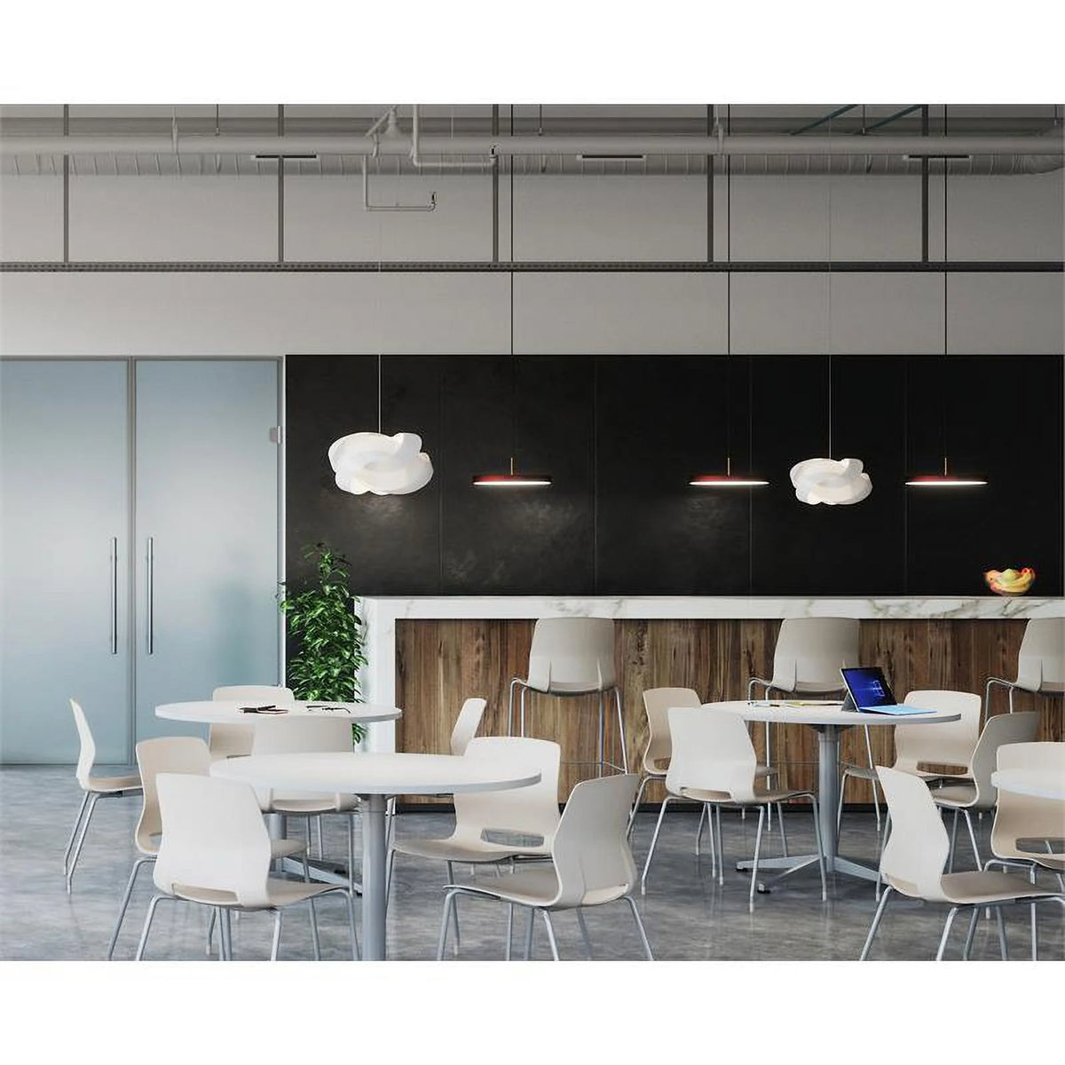 36" Square Pedestal Bistro Table R44153