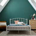 Black Metal Queen Platform Bed T603599