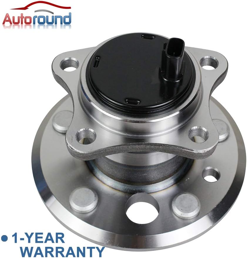 Wheel Hub and Bearing Assembly for Toyota Camry, Highlander, Avalon, Solara, Lexus ES300, ES350, ES330, 2001-2012 5 Lug w/ABS K3493