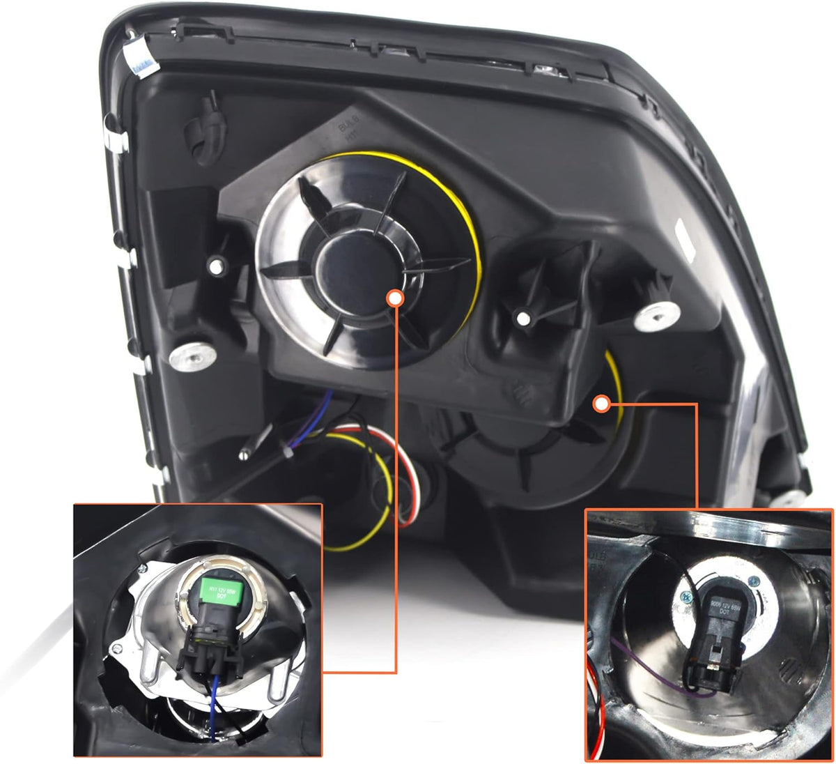 Headlight Pair with Cabin Air Filters for Volvo VN/VNL P1729