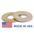 3/8 inch Grade 9 Tension Flat Washer USS Pattern L9 Alloy Steel Yellow Zinc Plated Pk 1650 L636