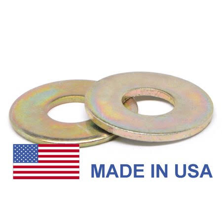 3/8 inch Grade 9 Tension Flat Washer USS Pattern L9 Alloy Steel Yellow Zinc Plated Pk 1650 L636