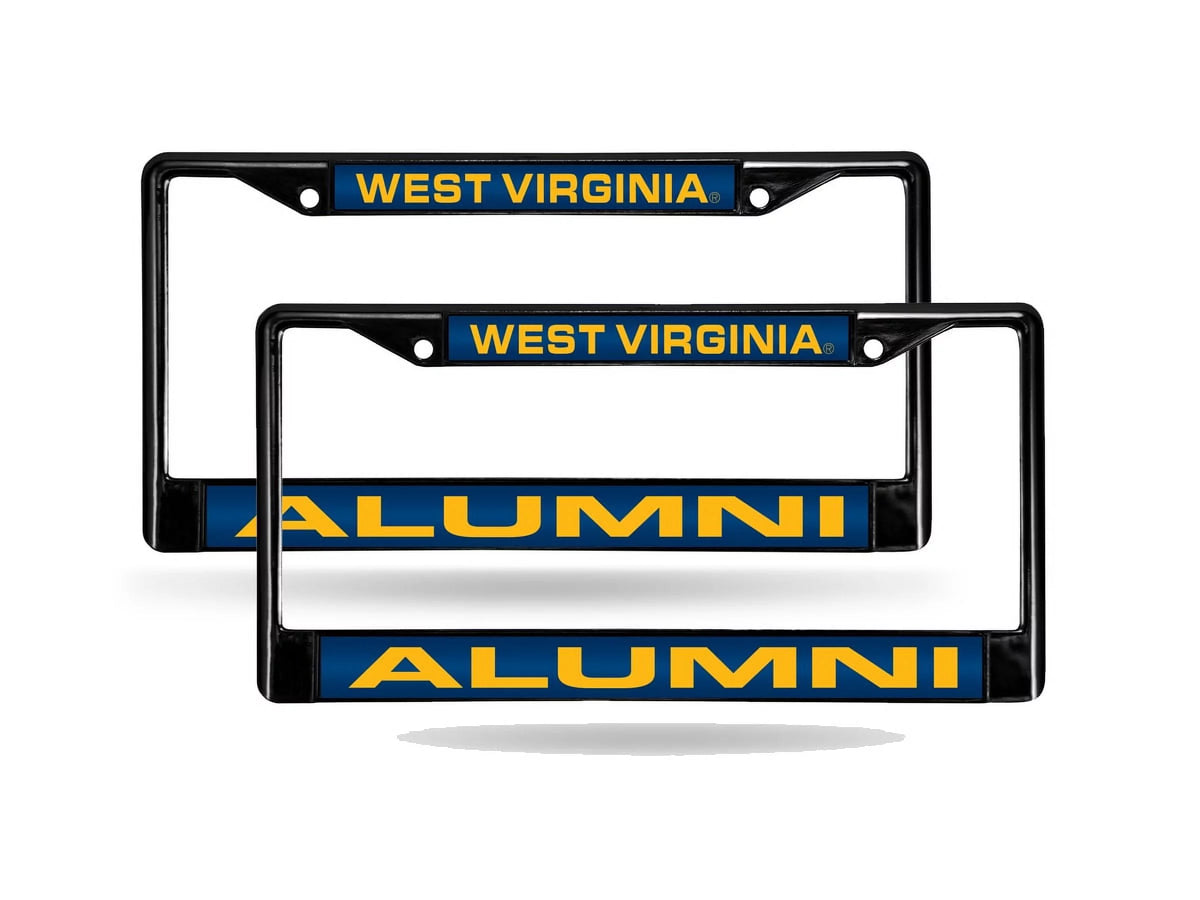 Black Metal Set of 2 License Plate Frames C3320